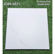 Gạch Granite đá bóng kính lát nền NICE mã gạch 0388.6021 gạch loại 1 kích thước 80x80