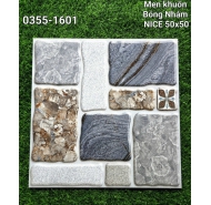 Gạch men bóng nhám lát sân vườn NICE mã gạch 0355.1601 gạch loại 1 kích thước 50x50