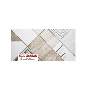 Gạch Porcelain bóng kính toàn phần viên điểm ốp tường SCT (World Tiles) mã gạch 40304D gạch loại 1 kích thước 40x80
