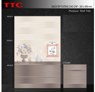 Gạch Ceramic men bóng ốp tường TTC mã gạch Bộ WB36037-38 gạch loại 1 kích thước 30x60