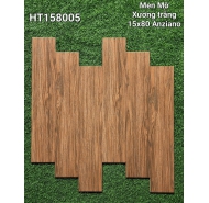 Gạch Granite men mờ xương trắng ốp lát ANZIANO mã gạch HT158005 gạch loại 1 kích thước 15x80