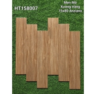Gạch Granite men mờ xương trắng ốp lát ANZIANO mã gạch HT158007 gạch loại 1 kích thước 15x80