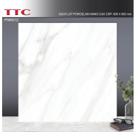 Gạch bán sứ Pocerlain mặt bóng kiếng lát nền TTC mã gạch PN66012 gạch loại 1 kích thước 60x60