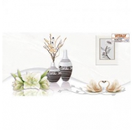 Gạch Ceramic men bóng viên điểm ốp tường VITALY mã gạch W3677D gạch loại 1 kích thước 30x60
