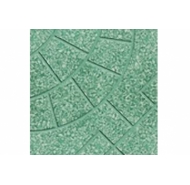 Gạch Terrazzo rẽ quạt 3 màu xanh- gạch đá mài