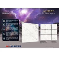 Gạch đá Porcelain mặt bóng vi tính dày 10cm lát nền APODIO mã gạch AF.10.88.8020 gạch loại 1 kích thước 80x80