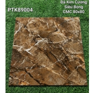 Gạch Granite đá kim cương siêu bóng lát nền CMC mã gạch PTK89004 gạch loại 1 kích thước 80x80