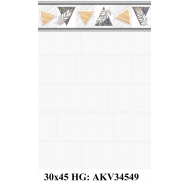 Gạch ceramic men bóng ốp tường Hoàng Gia mã gạch AK34549 gạch loại 1 kích thước 30x45