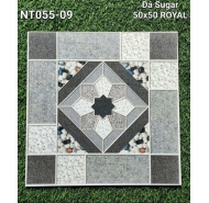 Gạch Pocerlain đá nhám lát sân vườn Hoàng Gia (ROYAL) mã gạch NT055-09 gạch loại 1 kích thước 50x50