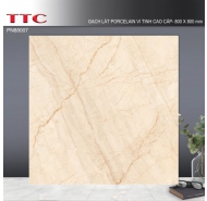Gạch bán sứ Pocerlain mặt bóng kiếng lát nền TTC mã gạch PN88007 gạch loại 1 kích thước 80x80