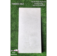 Đá Matt Diamond xương trắng lát nền SLABTILE cao cấp mã gạch TM005D62 gạch loại 1 kích thước 60x120