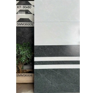 Gạch Granite men matt mịn ốp tường Viglacera mã gạch Bộ SMM36005-36006 gạch loại 1 kích thước 30x60
