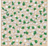 Gạch Granite men mờ lát sân vườn Đồng Tâm mã gạch 4040GREENERY005 gạch loại 1 kích thước 40x40