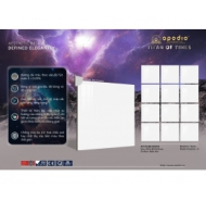 Gạch đá Porcelain mặt bóng vi tính dày 10cm lát nền APODIO mã gạch AF.10.88.8000 gạch loại 1 kích thước 80x80