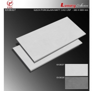 Gạch bán sứ Pocerlain mặt mờ ốp lát TTC-LUXURY mã gạch Bộ EX36327-36328 gạch loại 1 kích thước 30x60