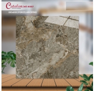 Gạch Porcelain mài bóng nano lát nền Catalan mã gạch 80087 gạch loại 1 kích thước  80x80 