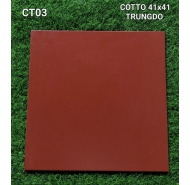 Gạch Cotto men bóng mờ lát sân vườn Trung Đô mã gạch CT03 gạch loại 1 kích thước 40x40