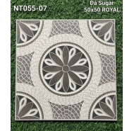 Gạch Pocerlain đá nhám lát sân vườn Hoàng Gia (ROYAL) mã gạch NT055-07 gạch loại 1 kích thước 50x50