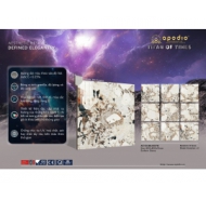 Gạch đá Porcelain mặt bóng vi tính dày 10cm lát nền APODIO mã gạch AF.10.88.8070 gạch loại 1 kích thước 80x80