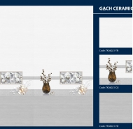 Gạch Ceramic men bóng ốp tường Hà Thanh mã gạch TK 36021 gạch loại 1 kích 30x60
