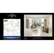 Gạch Porcelain mài bóng lát nền NPG mã gạch M 6511 gạch loại 1 kích thước 60x60