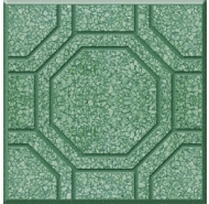 Gạch Terrazzo bát quái màu xanh