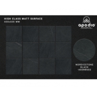 Gạch đá Porcelain men matt tinh thể dày 9mm lát nền APODIO mã gạch A66NB602 gạch loại 1 kích thước 60x60