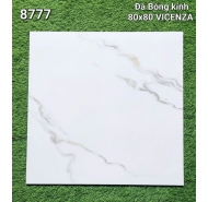 Gạch Granite đá bóng kiếng lát nền VICENZA mã gạch 8777 gạch loại 1 kích thước 80x80