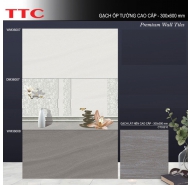 Gạch Ceramic men mờ ốp tường TTC mã gạch Bộ WM36007-08 gạch loại 1 kích thước 30x60