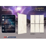 Gạch đá Porcelain mặt matt mịn dày 10cm lát nền APODIO mã gạch AF.10.86.1038 gạch loại 1 kích thước 80x160