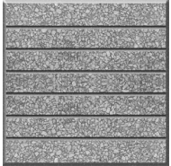 Gạch Terrazzo 7 Sọc màu xám, gạch đá mài