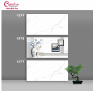 Gạch Porcelain men bóng ốp lát Catalan mã gạch - Bộ 48077-48078-48077 gạch loại 1 kích thước 40x80 