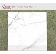 Gạch Porcelain mài bóng nano ốp lát Catalan mã gạch 1001 gạch loại 1 kích thước 100x100