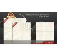 Gạch bóng kính toàn phần lát nền Prime mã gạch 6006 gạch loại 1 kích thước 80x80