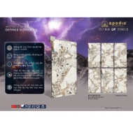 Gạch đá Porcelain mặt bóng vi tính dày 10cm lát nền APODIO mã gạch AF.10.86.8070 gạch loại 1 kích thước 80x160