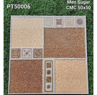 Gạch men sugar mặt nhám lát sân vườn CMC mã gạch PT50006 gạch loại 1 kích thước 50x50