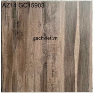 Gạch Granite giả gỗ matt mịn lát nền Viglacera mã gạch AZ14-GC15903 gạch loại 1 kích thước 15x90