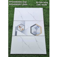 Gạch Granite đá siêu bóng ốp tường CMC mã gạch Bộ PPD4080006-07gạch loại 1 kích thước 40x80