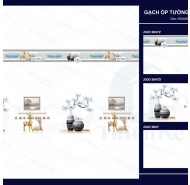 Gạch Ceramic men bóng ốp tường mã gạch Bộ JOJO 3847-3847V-3847D gạch loại 1 kích thước 30x60