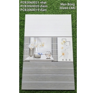 Gạch Ceramic men bóng ốp tường CMC mã gạch Bộ PCB3060021-20-19 gạch loại 1 kích thước 30x60