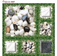 Gạch Ceramic men mờ lát sân vườn Catalan mã gạch 55007 gạch loại 1 kích thước 50x50