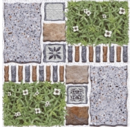 Gạch ceramic mặt nhám lát sân vườn Prime mã gạch 9979 gạch loại 1 kích thước 50x50