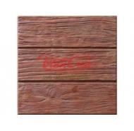 Gạch giả gỗ lát nền mỏng Vỉnh Cửu màu Nâu Đỏ